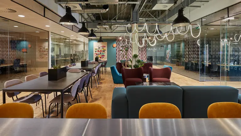 A co-working space at 25EP