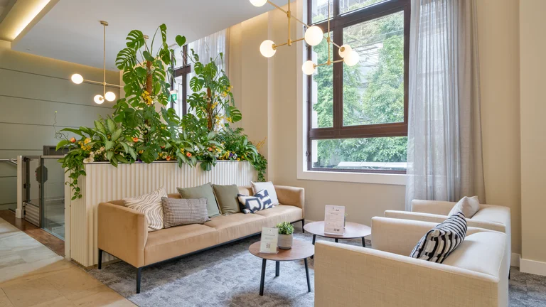 Sofas at Ship Canal House 