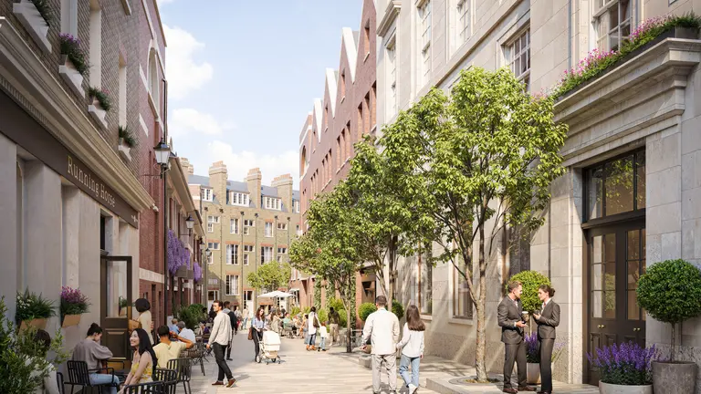 CGI of Davies Mews 