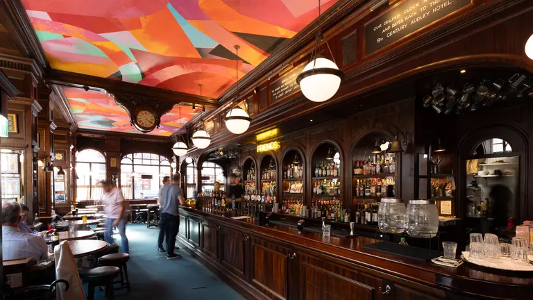 The Audley Public House bar