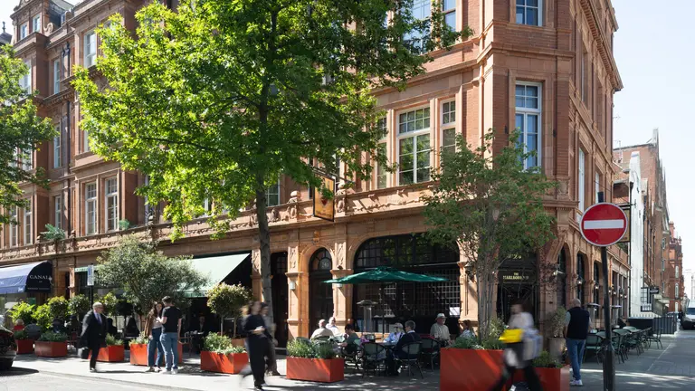 The outside of The Marlborough pub
