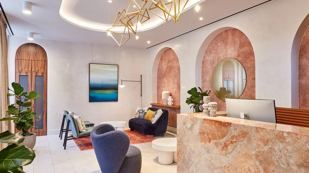 Reception area at 35 Grosvenor Street 
