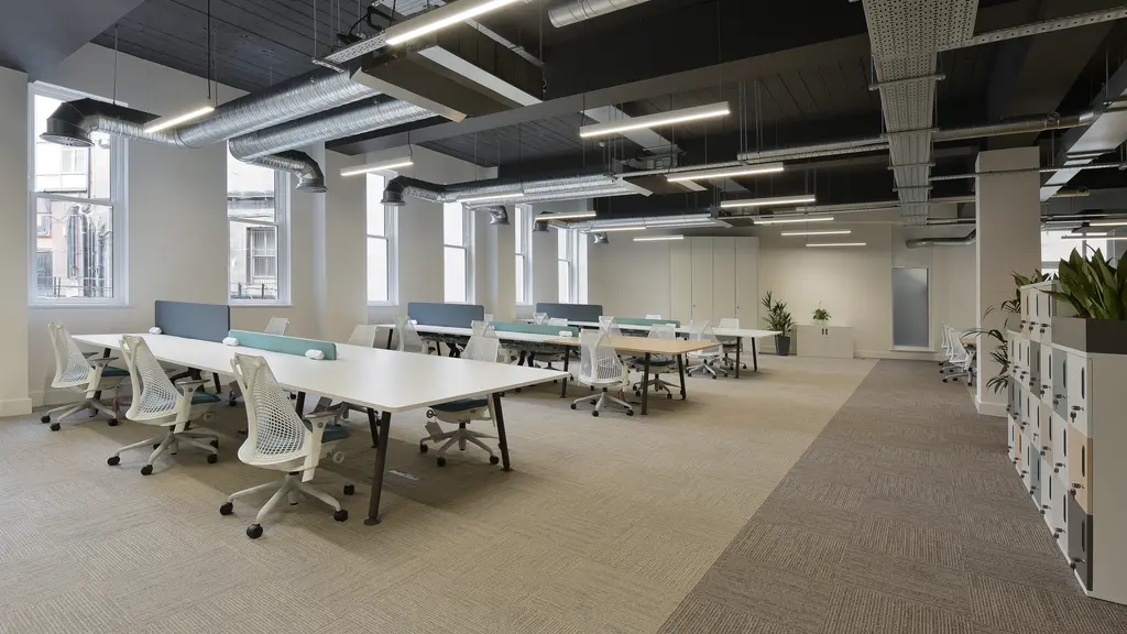 Desks in Prudential Buildings