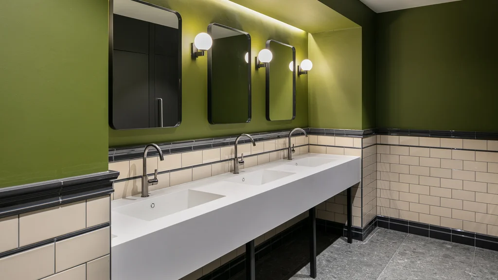 Bathrooms in Ship Canal House