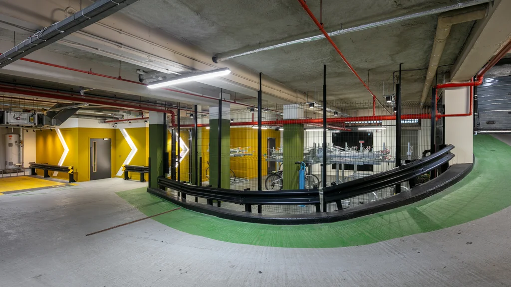 Cycle storage at Ship Canal House