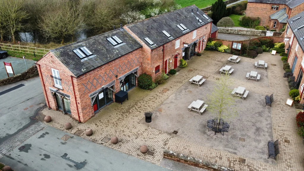 A bird's eye view of the retail unit
