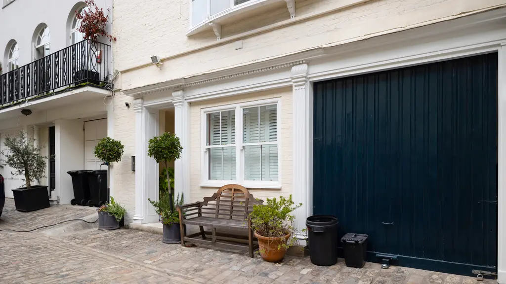 A house with a garage