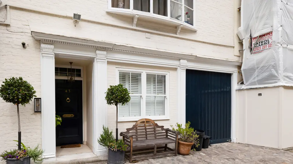 A house with a garage