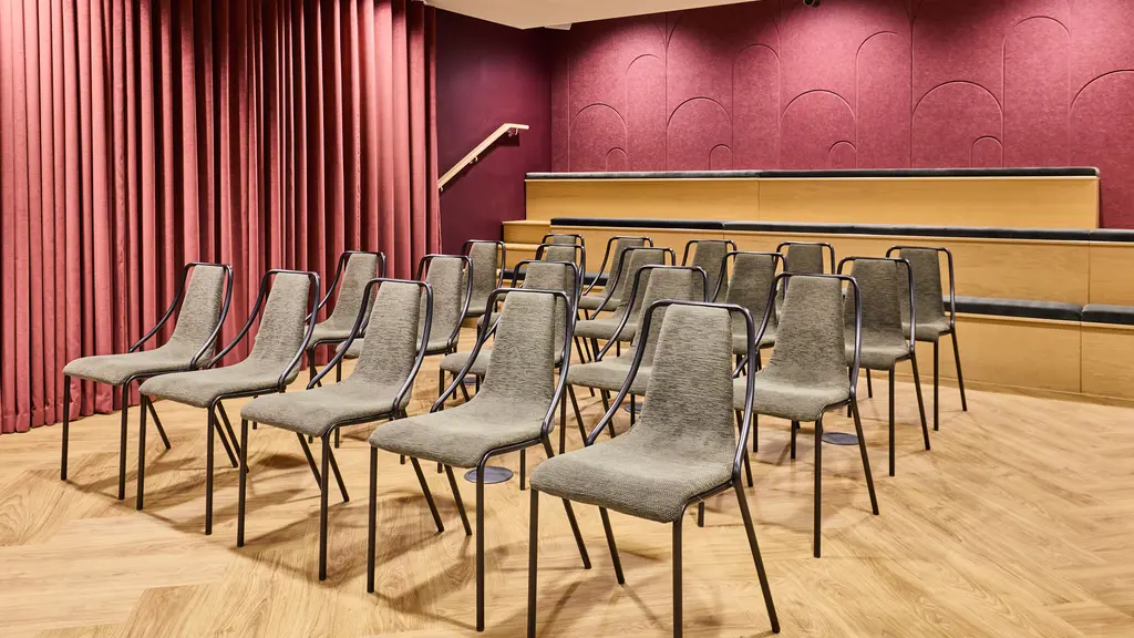 Meeting room with chairs