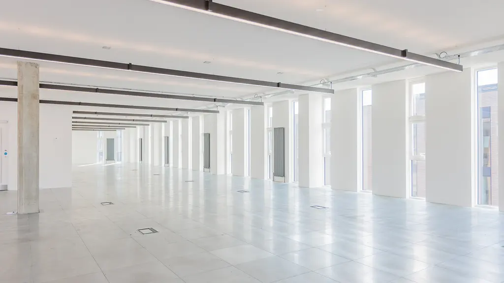 An empty office space 