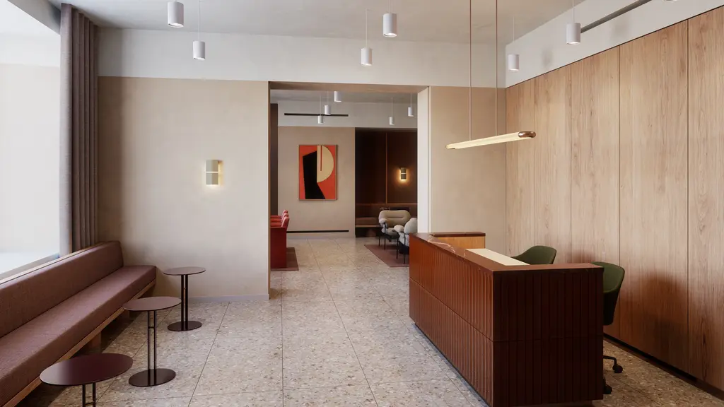 Reception area