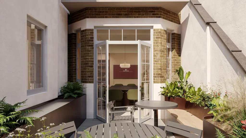 Doors opening out onto terrace