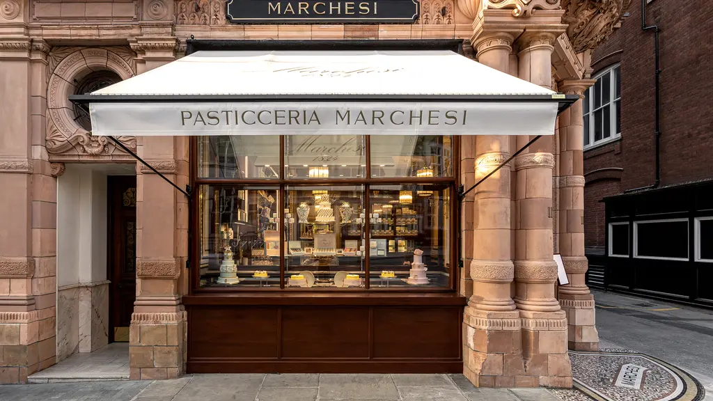 Marchesi patisserie on nearby Mount Street