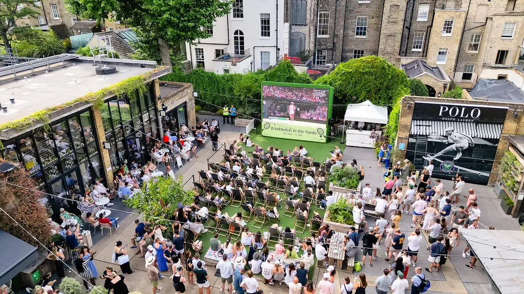 Wimbledon screenings in Eccleston Yards