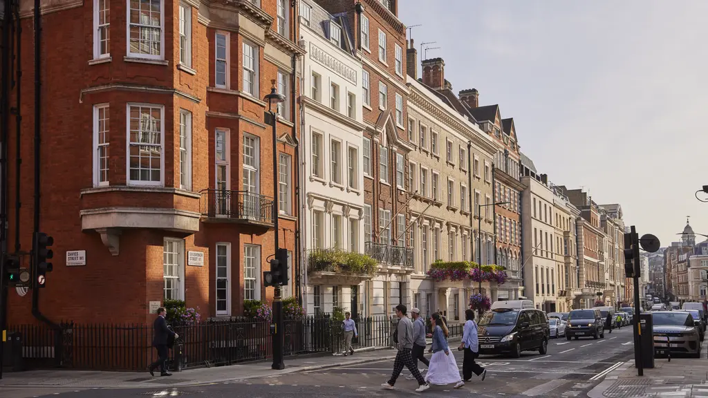 Buildings on Grosvenor Street