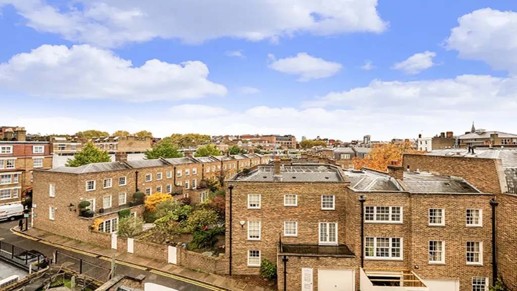 View of buildings from the apartment 