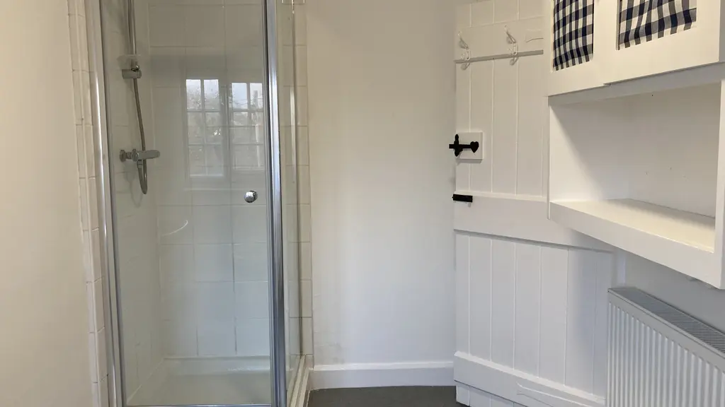 Bathroom with a shower