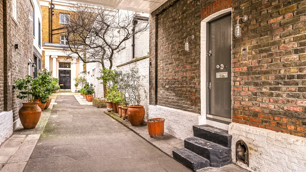 Entrance to house