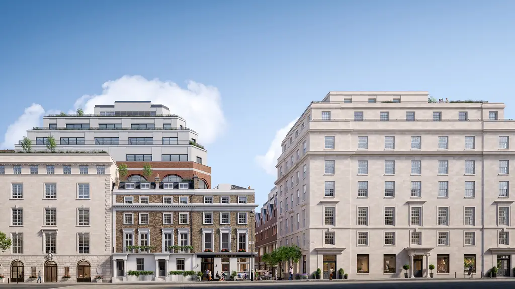 CGI showing Davies Street