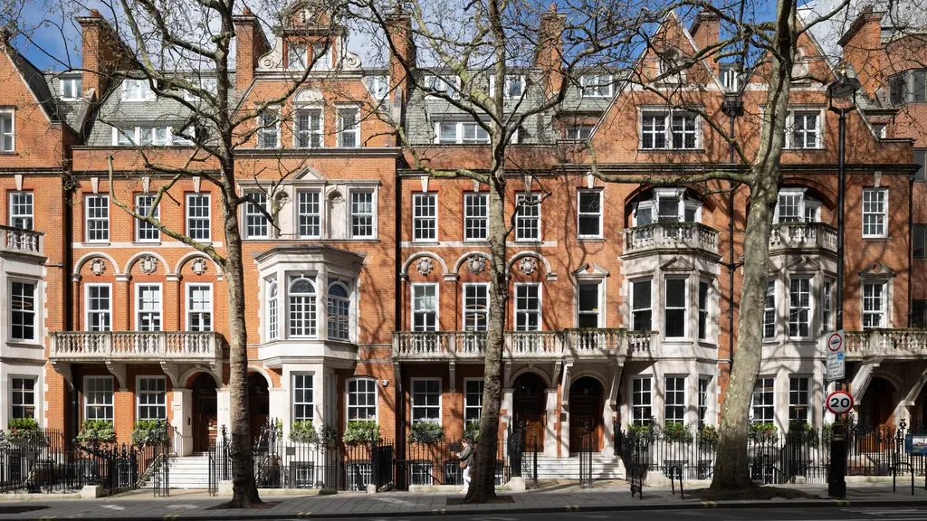 Exterior of the Buckingham Palace Road terrace 