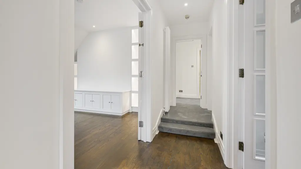 Hallway at the Duke Street flat 
