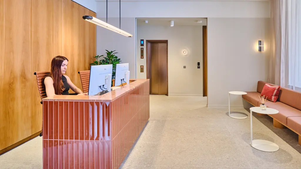 Reception area