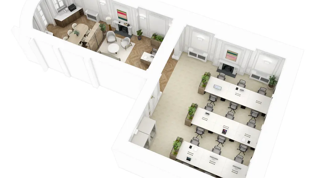 CGI of office