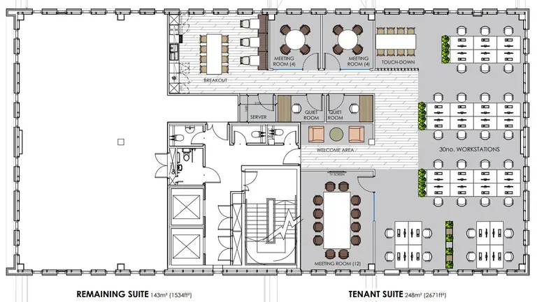 The Hive fifth floor floorplan