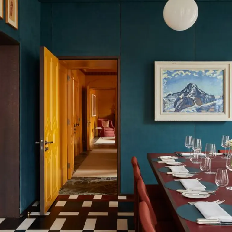 A dining room at Mount St. Restaurant
