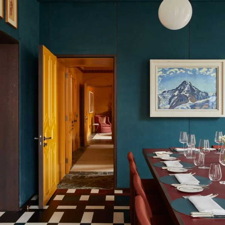 A dining room at Mount St. Restaurant