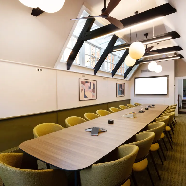 The meeting room at The Garden House 